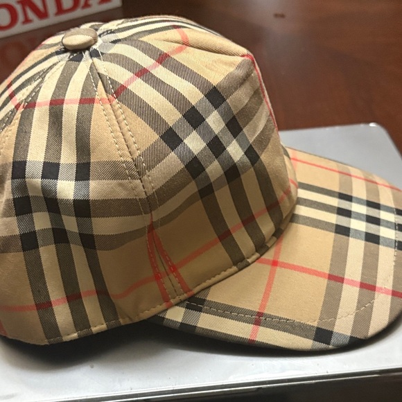 Burberry Vintage Archive Beige Check Cap - Picture 4 of 6
